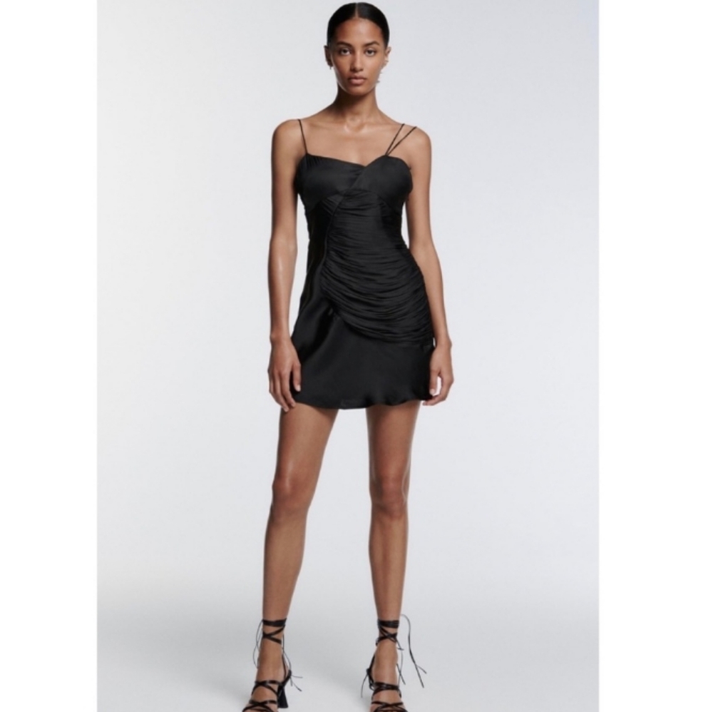 Zara draped dress